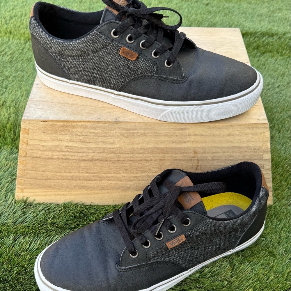 Vans Atwood Deluxe Men's Black and Gray Sneakers